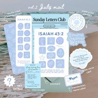 Sunday Letters Club : Jesus Centered Monthly Mail Club
