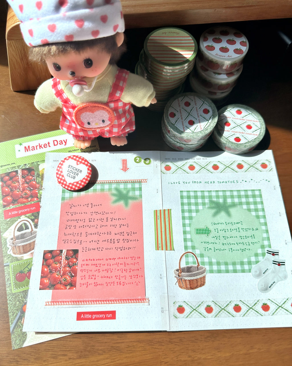 Tomato Basket Washi