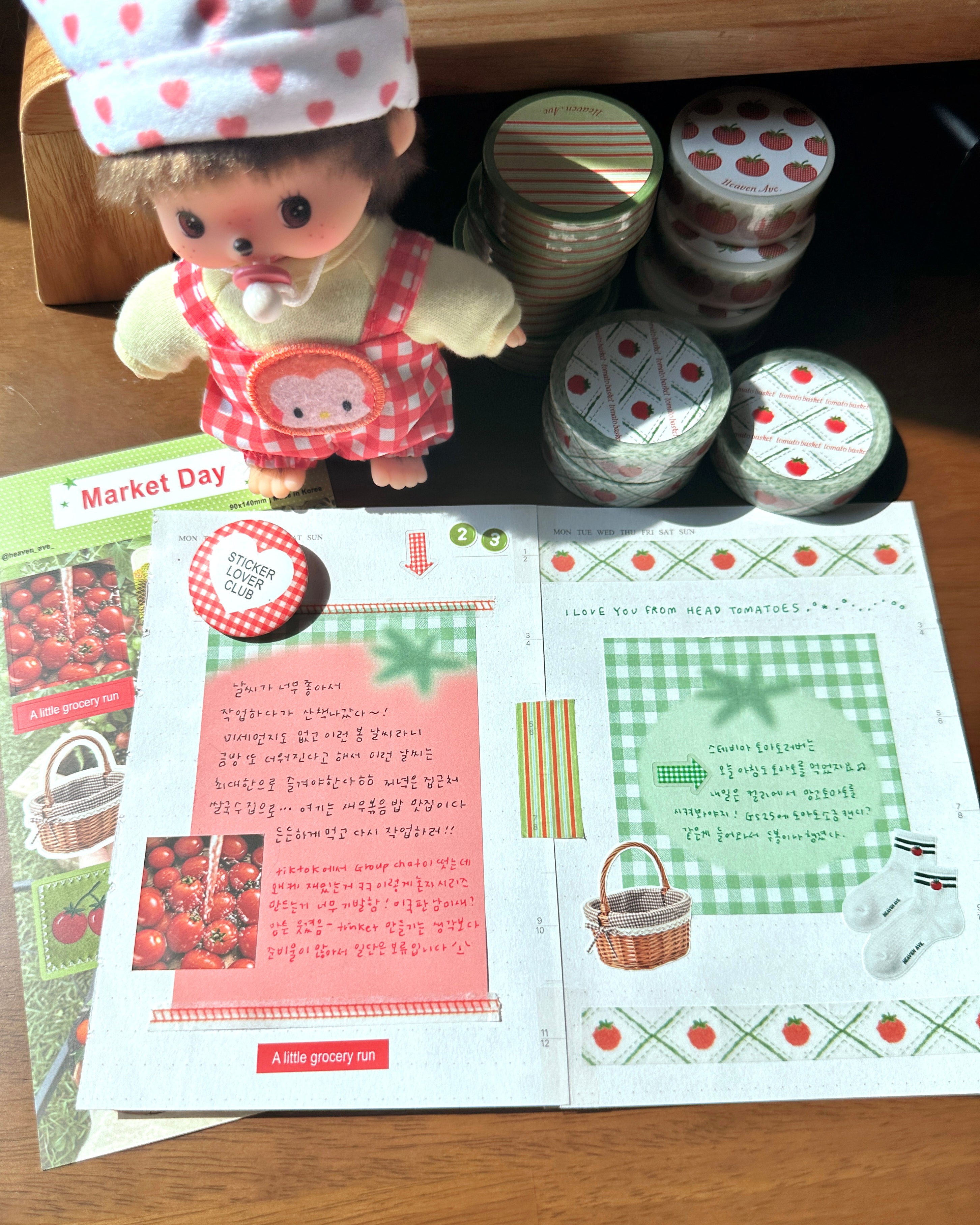 Tomato Basket Washi
