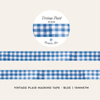 Vintage Plaid Washi (3 Colors)