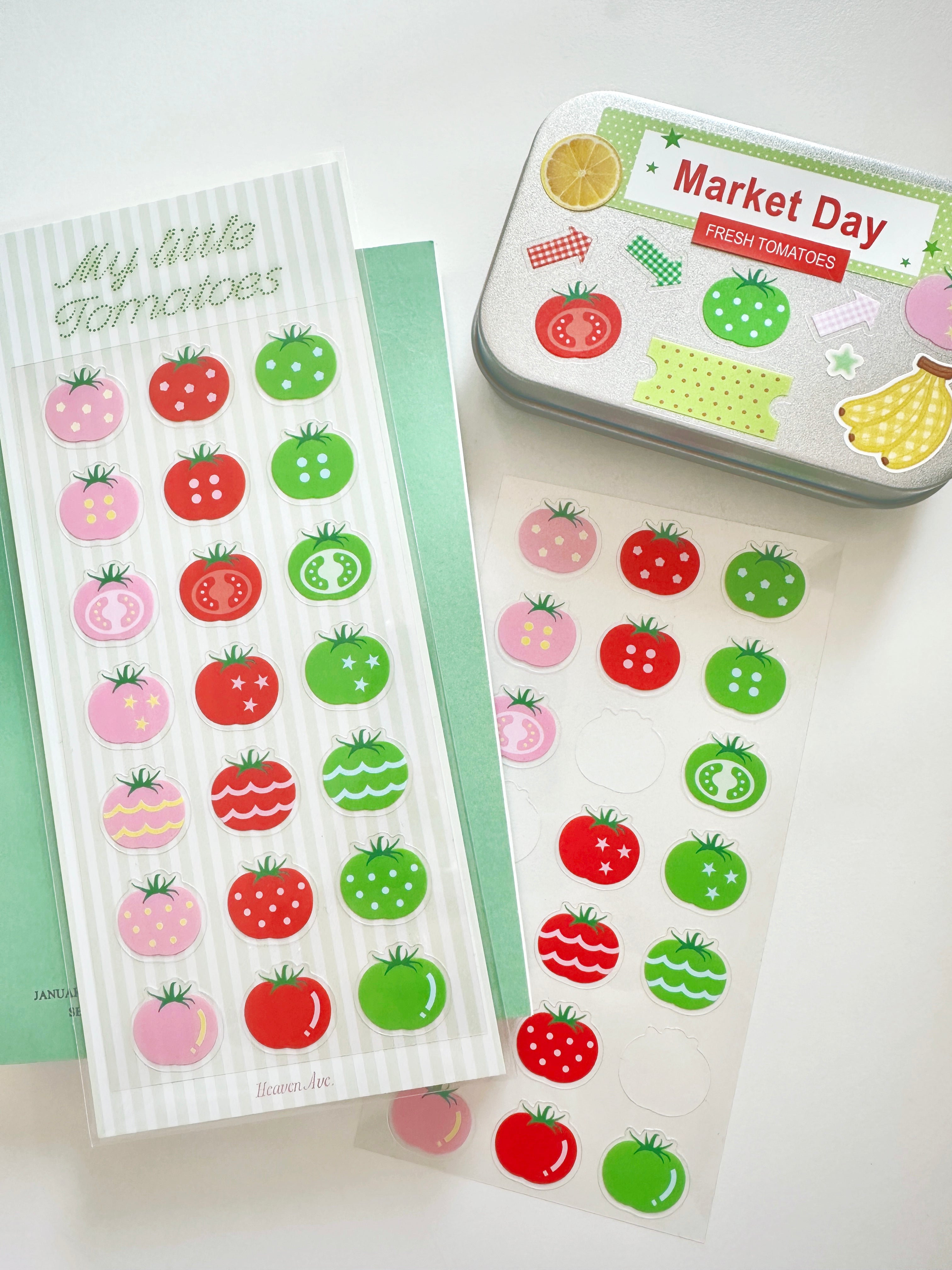 Little Tomatoes Clear UV Sticker