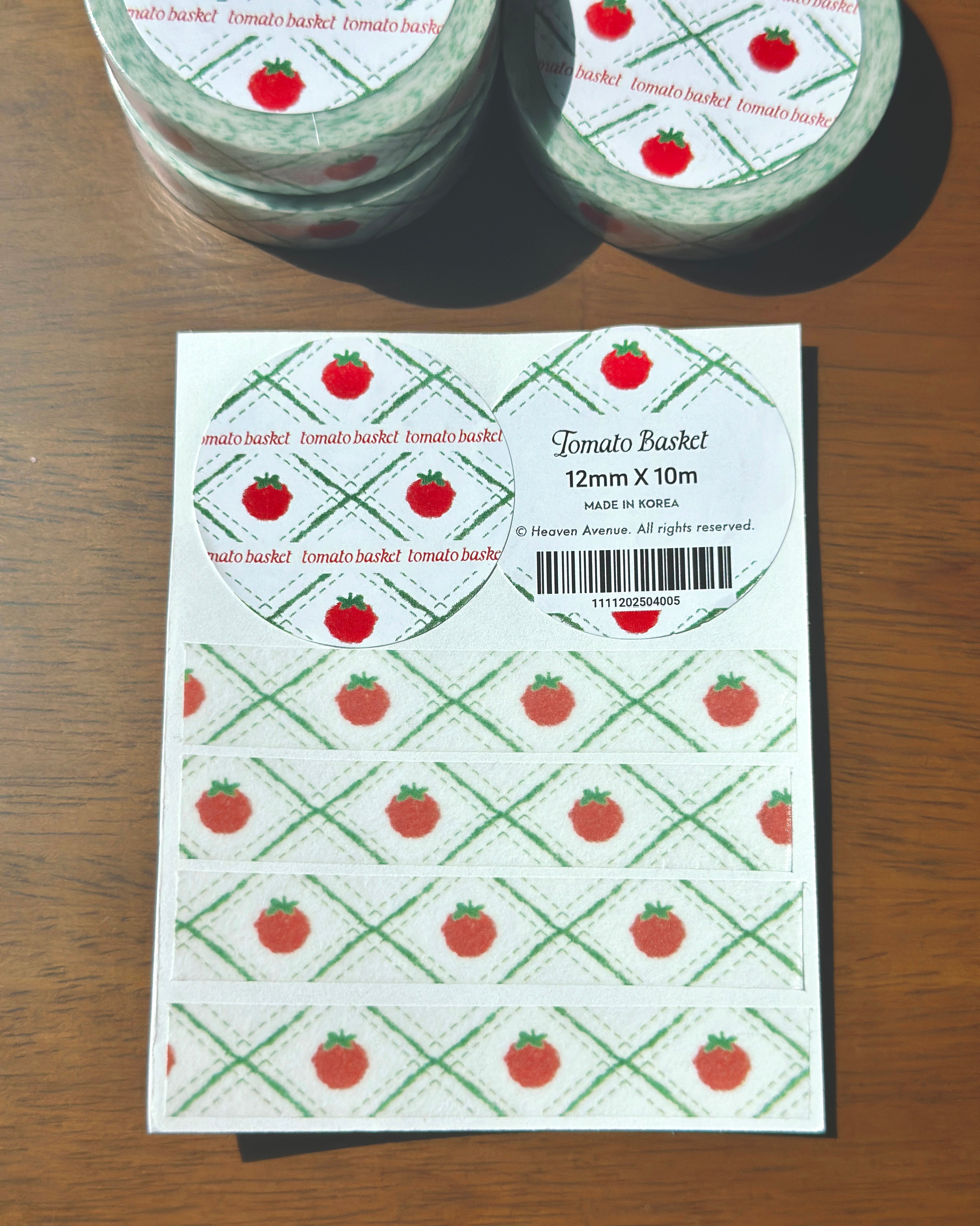 Tomato Basket Washi